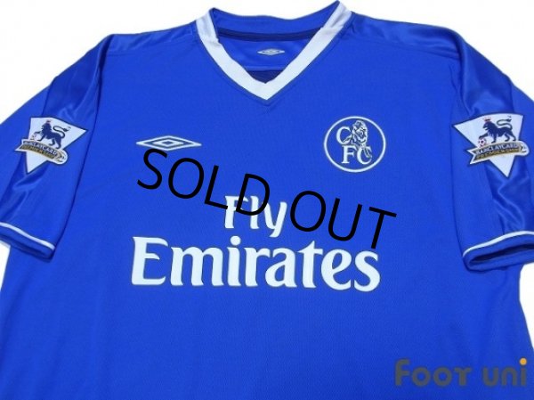 Photo3: Chelsea 2003-2005 Home Shirt #8 Lampard BARCLAYCARD PREMIERSHIP Patch/Badge (3)