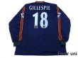 Photo2: Newcastle 1997-1998 Away Long Sleeve Shirt #18 Gillespie The F.A. Premier League Patch/Badge (2)