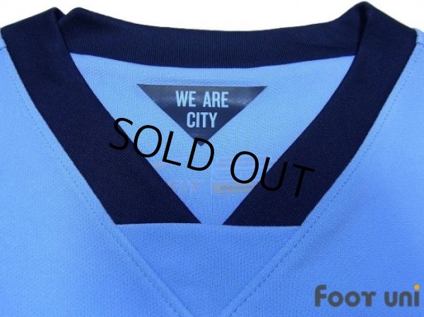 Photo4: Manchester City 2014-2015 Home Shirt Champions League Patch/Badge Respect Patch/Badge (4)