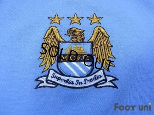 Photo5: Manchester City 2009-2010 Home Long Sleeve Shirt (5)