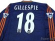 Photo4: Newcastle 1997-1998 Away Long Sleeve Shirt #18 Gillespie The F.A. Premier League Patch/Badge (4)