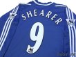 Photo4: Newcastle 2001-2002 Away Long Sleeve Shirt #9 Shearer The F.A. Premier League Patch/Badge (4)