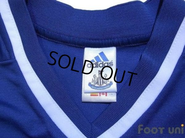 Photo5: Newcastle 2001-2002 Away Long Sleeve Shirt #9 Shearer The F.A. Premier League Patch/Badge (5)