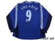 Photo2: Newcastle 2001-2002 Away Long Sleeve Shirt #9 Shearer The F.A. Premier League Patch/Badge (2)