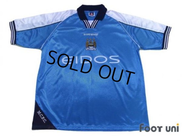 Photo1: Manchester City 1999-2001 Home Shirt (1)