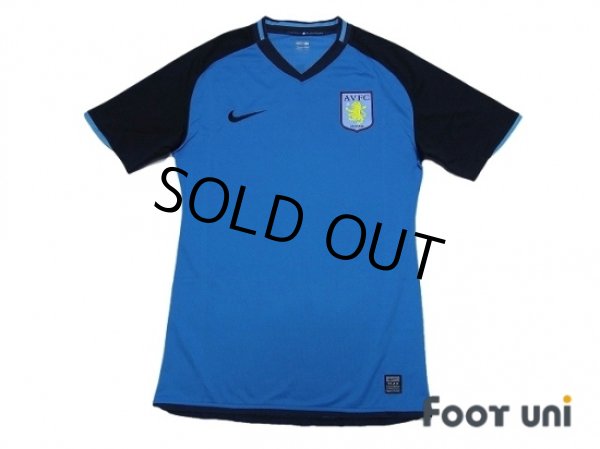 Photo1: Aston Villa 2008-2009 Away Authentic Shirt #8 Milner (1)