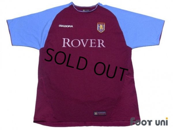Photo1: Aston Villa 2003-2004 Home Shirt (1)