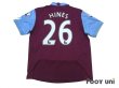 Photo2: West Ham Utd 2010-2011 Home Shirt #26 Hines Premier League Patch/Badge (2)