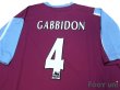 Photo4: West Ham Utd 2005-2006 Home Shirt #4 Gabbidon w/tags (4)