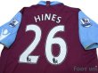 Photo4: West Ham Utd 2010-2011 Home Shirt #26 Hines Premier League Patch/Badge (4)