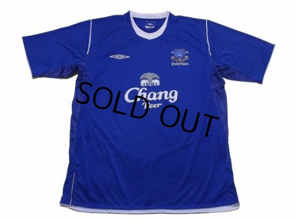 Photo1: Everton 2004-2005 Home Shirt (1)