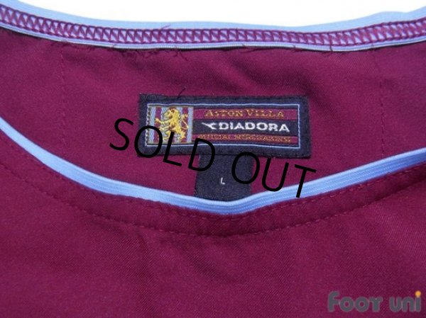 Photo4: Aston Villa 2003-2004 Home Shirt (4)
