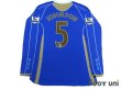 Photo2: Portsmouth 2007-2008 Home Authentic Long Sleeve Shirt #5 Johnson BARCLAYS PREMIER LEAGUE Patch/Badge (2)