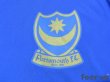 Photo6: Portsmouth 2007-2008 Home Authentic Long Sleeve Shirt #5 Johnson BARCLAYS PREMIER LEAGUE Patch/Badge (6)