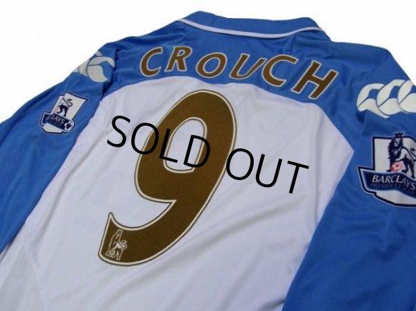 Photo3: Portsmouth 2007-2008 Away Long Sleeve Shirt #9 Crouch BARCLAYS PREMIER LEAGUE Patch/Badge w/tags (3)