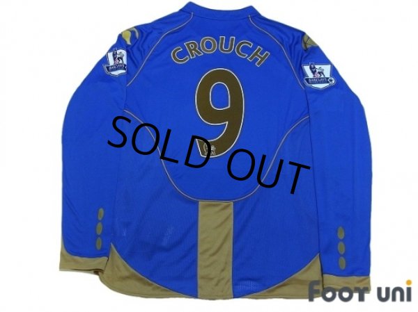 Photo2: Portsmouth 2008-2009 Home Long Sleeve Shirt #9 Crouch BARCLAYS PREMIER LEAGUE Patch/Badge w/tags (2)