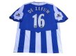 Photo2: Wigan Athletic 2005-2006 Home Shirt  #16 De Zeeuw BARCLAYCARD PREMIERSHIP Patch/Badge (2)