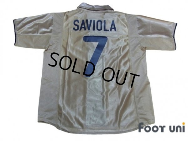 Photo2: Barcelona 2001-2003 Away Shirt #7 Saviola (2)