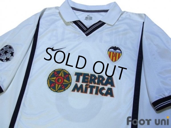 Photo3: Valencia 2000-2001 Home Shirt #6 Mendieta Champions League Patch/Badge (3)