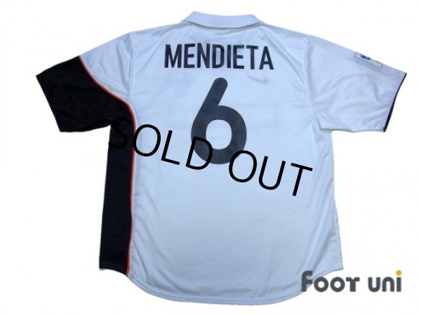 Photo2: Valencia 2001-2002 Home Shirt #6 Mendieta LFP Patch/Badge (2)