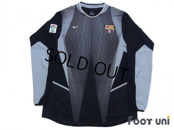 Photo1: Barcelona 2002-2003 GK Long Sleeve Shirt LFP Patch/Badge (1)