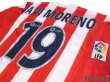 Photo3: Atletico Madrid 2002-2003 Home L/S Shirt #19 Javi Moreno LFP Patch/Badge (3)