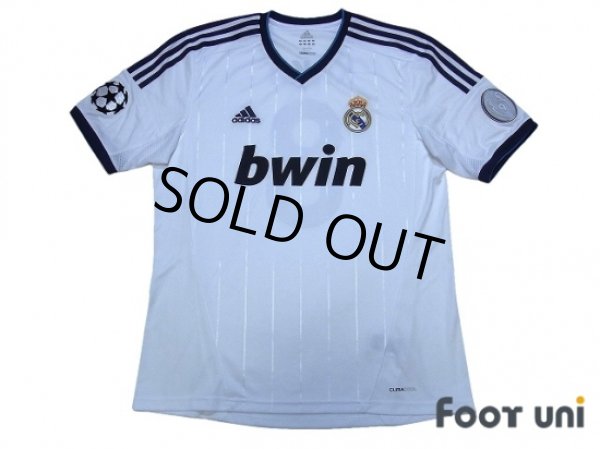 Photo1: Real Madrid 2012-2013 Home Shirt #8 Kaka Champions League Trophy Patch/Badge Champions League Patch/Badge (1)