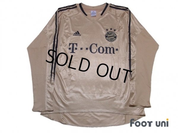 Photo1: Bayern Munchen 2004-2005 Away Long Sleeve Shirt (1)