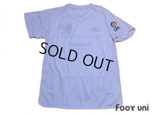 Photo2: Real Zaragoza 2007-2008 Home 75th anniversary Shirt LFP Patch/Badge w/tags (2)