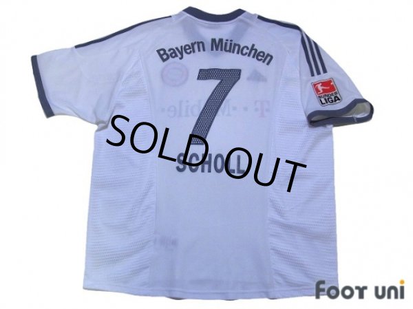 Photo2: Bayern Munchen 2002-2003 Away Shirt #7 Scholl Bundesliga Patch/Badge (2)