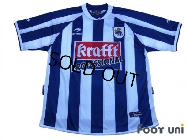 Photo1: Real Sociedad 2002-2003 Home Shirt w/tags (1)