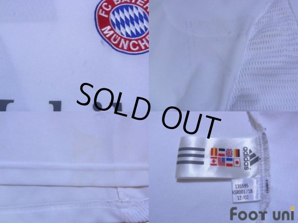 Photo6: Bayern Munchen 2002-2003 Away Shirt #7 Scholl Bundesliga Patch/Badge (6)