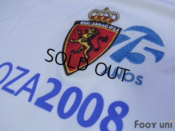 Photo4: Real Zaragoza 2007-2008 Home Shirt w/tags (4)