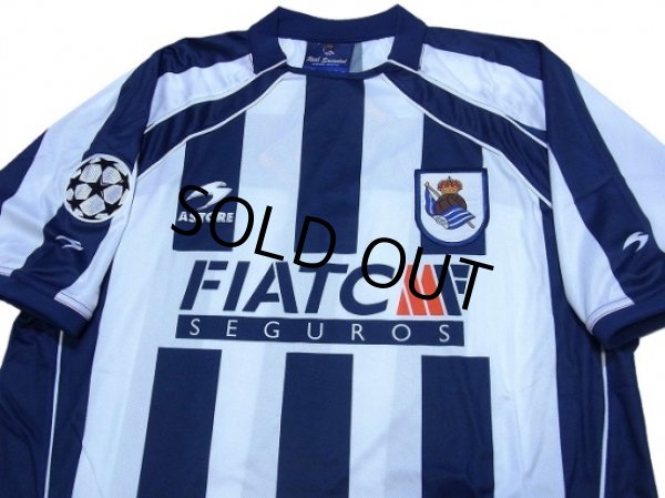 Photo3: Real Sociedad 2003-2004 Home Shirt Champions League Patch/Badge w/tags (3)