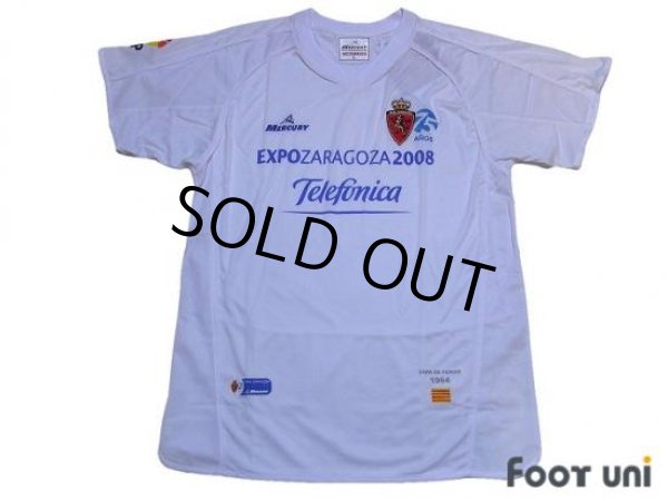 Photo1: Real Zaragoza 2007-2008 Home 75th anniversary Shirt LFP Patch/Badge w/tags (1)