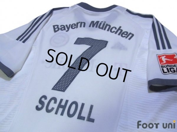 Photo4: Bayern Munchen 2002-2003 Away Shirt #7 Scholl Bundesliga Patch/Badge (4)