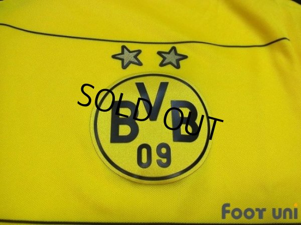 Photo5: Borussia Dortmund 2015-2016 Home Long Sleeve Shirt Bundesliga Patch/Badge Hermes Patch/Badge (5)