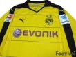 Photo3: Borussia Dortmund 2015-2016 Home Long Sleeve Shirt Bundesliga Patch/Badge Hermes Patch/Badge (3)