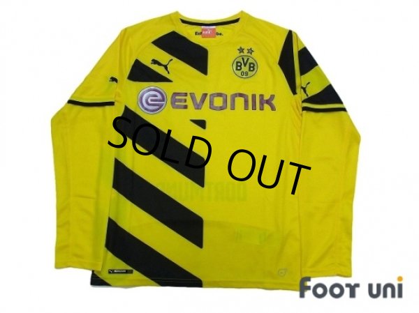 Photo1: Borussia Dortmund 2014-2015 Home L/S Shirt (1)