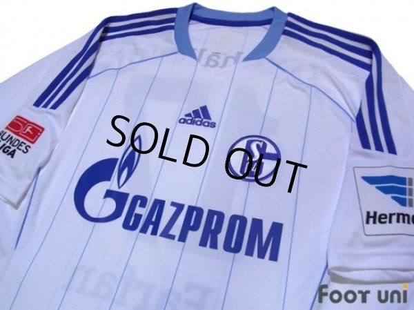 Photo3: Schalke04 2011-2012 Away Shirt #17 Farfan Bundesliga Patch/Badge Hermes Patch/Badge (3)