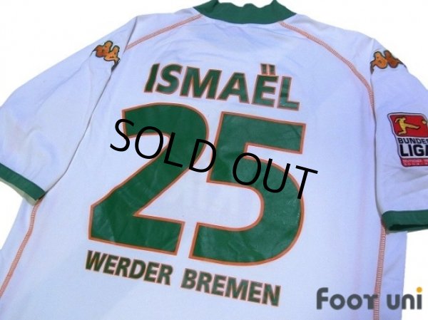 Photo4: Werder Bremen 2004-2006 Away Shirt #25 Ismael Bundesliga Patch/Badge (4)