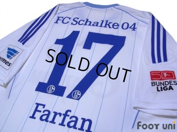 Photo4: Schalke04 2011-2012 Away Shirt #17 Farfan Bundesliga Patch/Badge Hermes Patch/Badge (4)