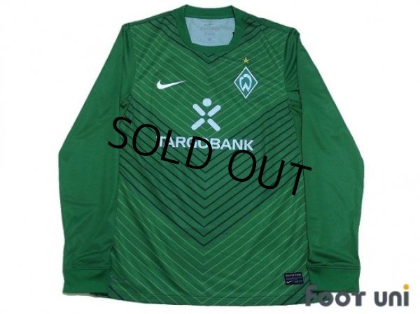 Photo1: Werder Bremen 2011-2012 Home Authentic L/S Shirt w/tags (1)