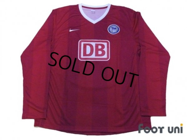 Photo1: Hertha Berlin 2007-2008 Away Player Long Sleeve Shirt w/tags (1)