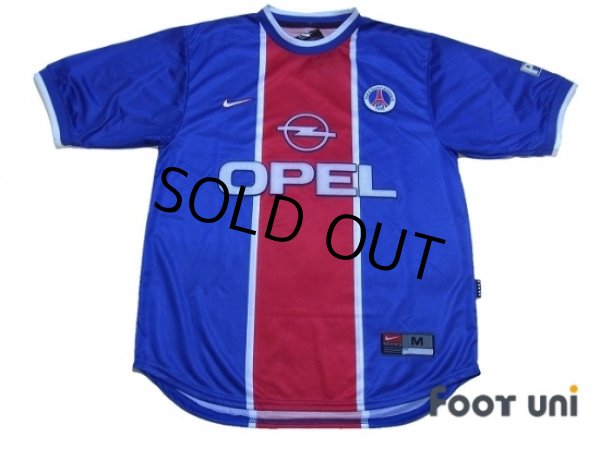 Photo1: Paris Saint Germain 1999-2000 Home Shirt (1)