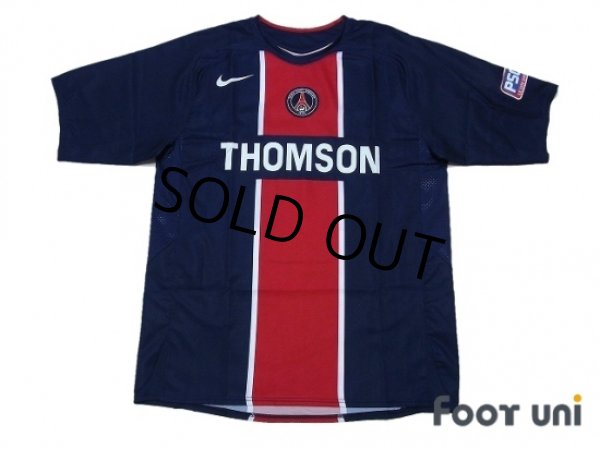 Photo1: Paris Saint Germain 2005-2006 Home Shirt #10 (1)