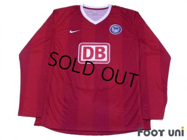 Photo1: Hertha Berlin 2007-2008 Away Player Long Sleeve Shirt w/tags (1)