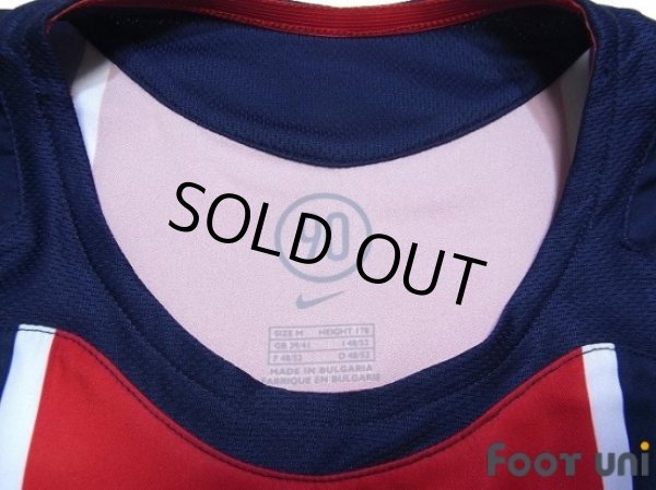 Photo5: Paris Saint Germain 2005-2006 Home Shirt #10 (5)