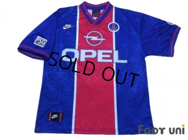 Photo1: Paris Saint Germain 1995-1996 Home Shirt (1)