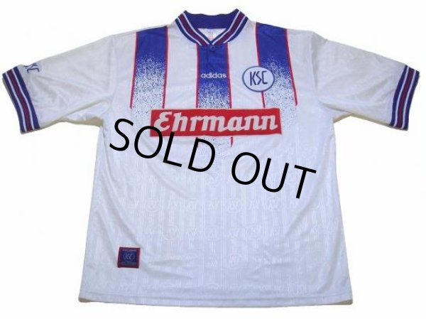 Photo1: Karlsruher SC 1997-1998 Home Shirt (1)